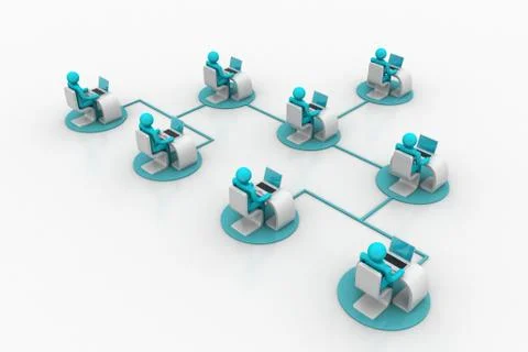 Concept of business communication Free Stock Illustration