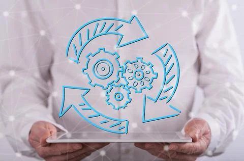 Concept of business dynamic Stock-Fotos
