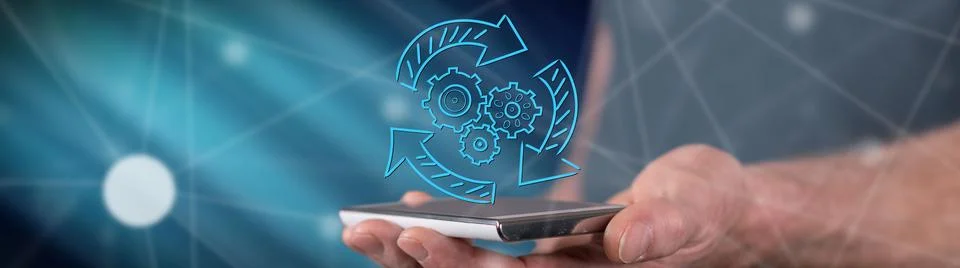 Concept of business dynamic Stock Photos