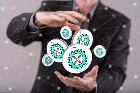Concept of business process Stock-Fotos