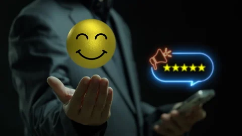 Concept for business satisfaction. Stock Footage 276488170