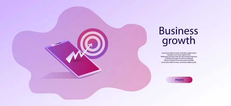 Concept business strategy. Analysis data and Investment. Busines Stock Illustration