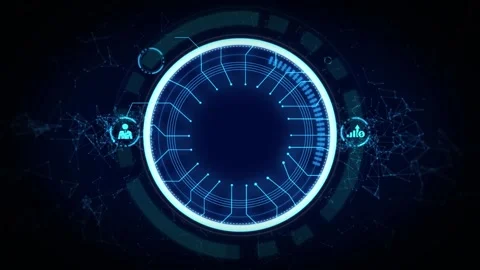 The concept of business, technology, the Internet and the network. virtual sc Vídeo Stock 185341434