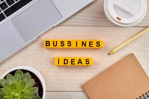 Concept of bussines ideas. Stock Photos