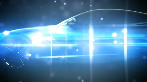 Concept Car BG Stock Footage 11290288