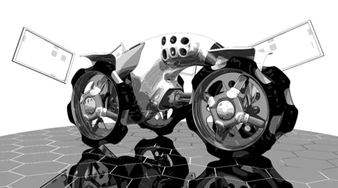 Concept Car (HD) Stock-Footage 7131522