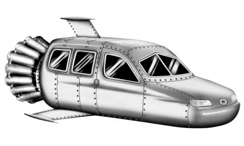 Concept car Stock Illustration