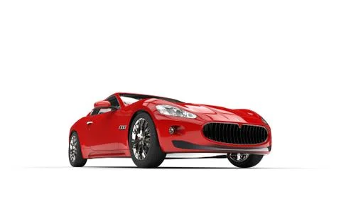 Concept Car Red Stock Illustration