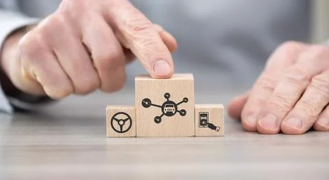 Concept of car sharing Stock-Fotos