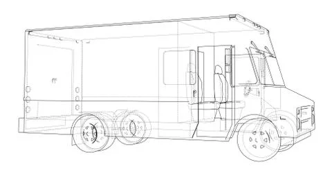 Concept car. Vector Stock Illustration