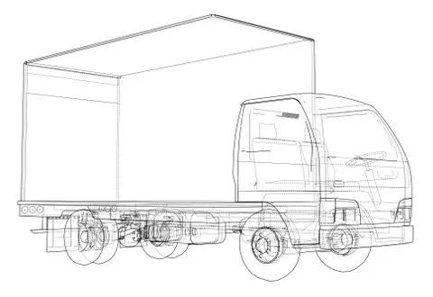 Concept car. Vector Stock Illustration