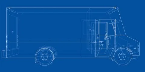 Concept car. Vector Stock Illustration