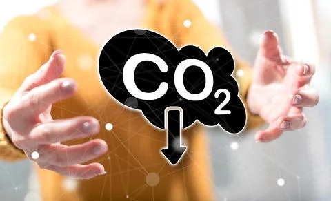 Concept of carbon reduction Stock-Fotos