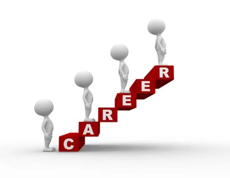 Concept of career Illustrazione stock