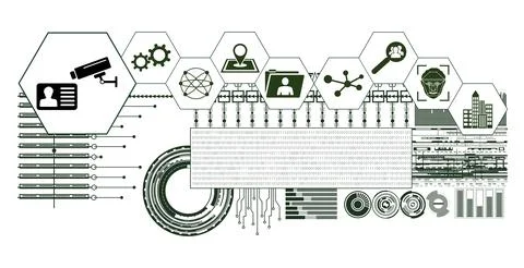Concept of cctv イラスト素材
