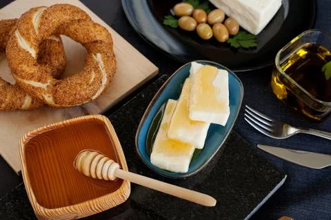 The concept of cheese. Stock Photos