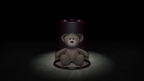 Concept of child abuse Stock Illustration