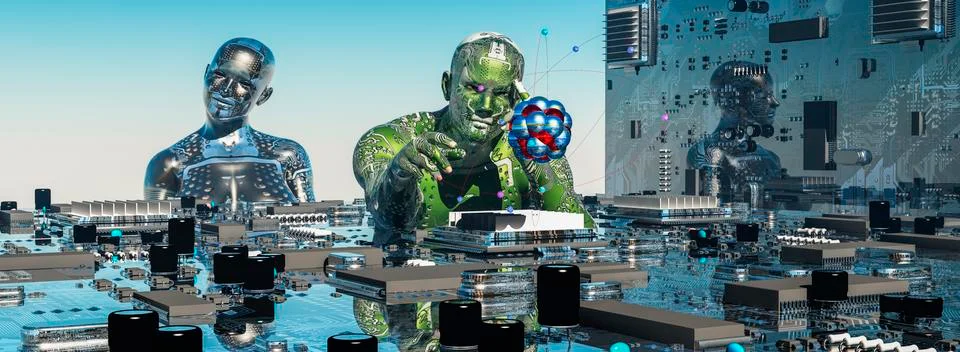 Concept of Circuits Stock Illustration