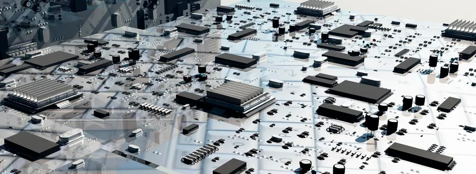 Concept of Circuits Stock Illustration