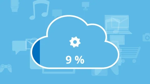 Concept of cloud computing Stock Footage 103173153
