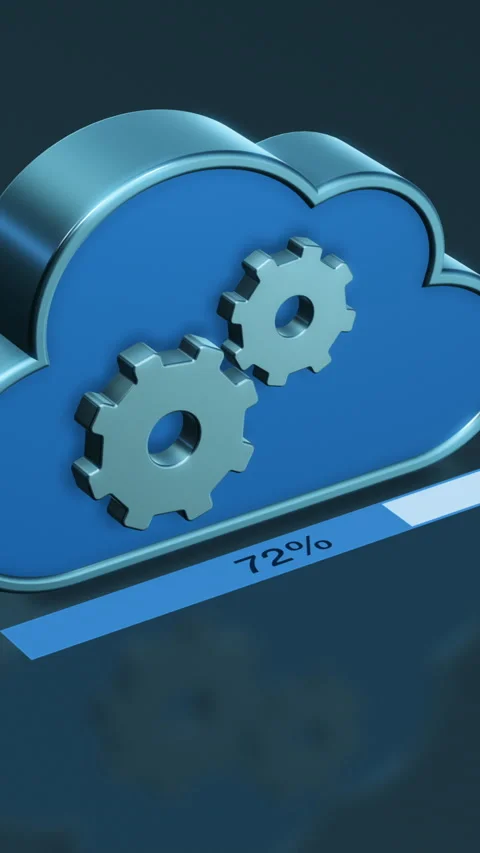 Concept of cloud computing Stock Footage 332046814