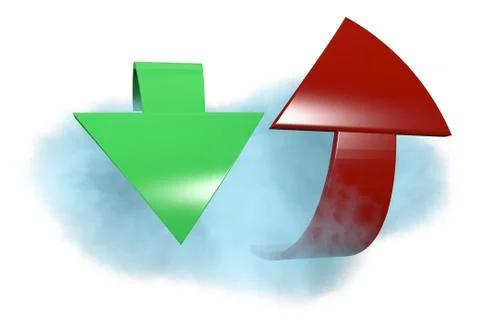 Concept of cloud computing Stockillustratie