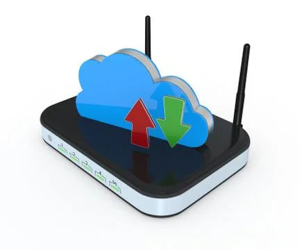 Concept of cloud computing 스톡 일러스트