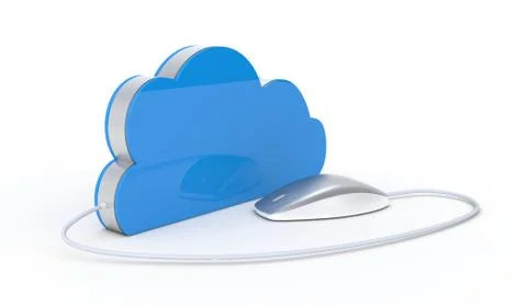 Concept of cloud computing 스톡 일러스트