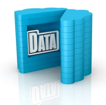 Concept of cloud computing Illustrazione stock