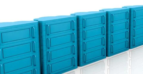 Concept of cloud computing Stockillustratie