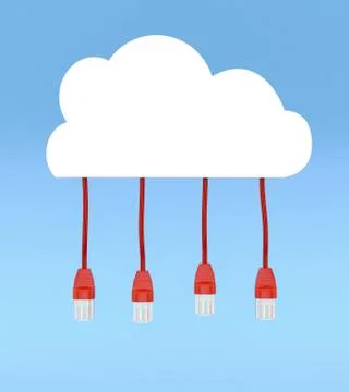 Concept of cloud computing 스톡 일러스트
