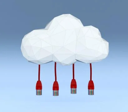 Concept of cloud computing 스톡 일러스트