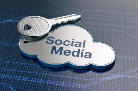 Concept of cloud computing Stock Illustration