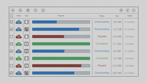 Concept of cloud computing 스톡 일러스트
