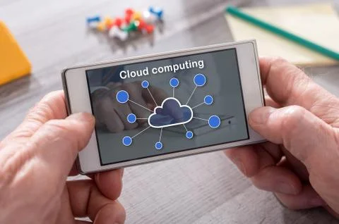Concept of cloud computing 写真素材