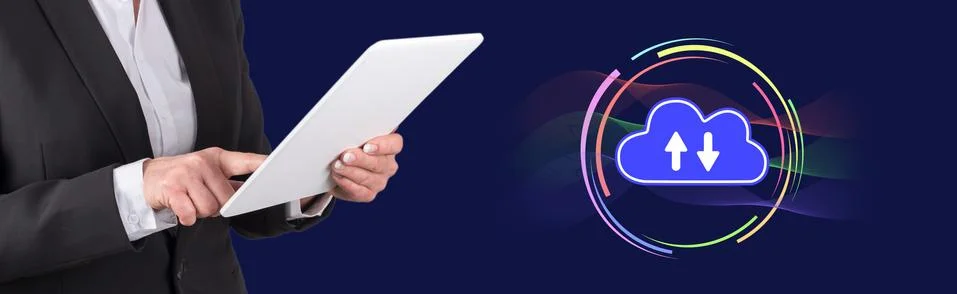 Concept of cloud computing 写真素材