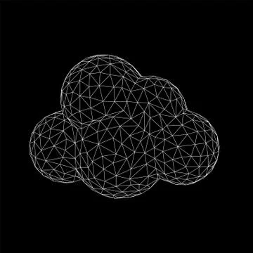 Concept of cloud computing technology 스톡 일러스트