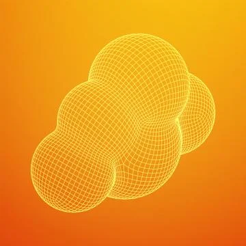 Concept of cloud computing technology Stockillustratie