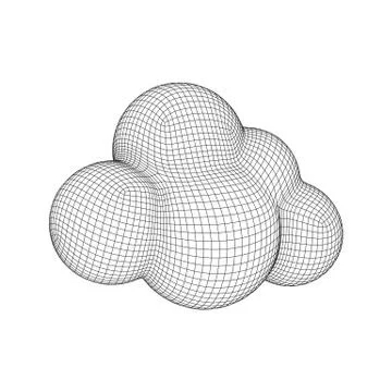 Concept of cloud computing technology 스톡 일러스트