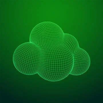 Concept of cloud computing technology 스톡 일러스트