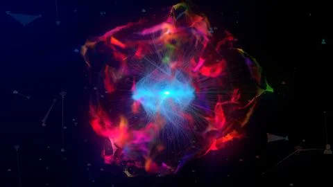 The concept of cloud network Stock Illustration