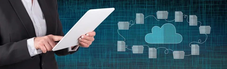 Concept of cloud storage Foto stock