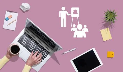 Concept of coaching Stock-Fotos