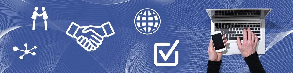 Concept of collaboration Stock-Fotos