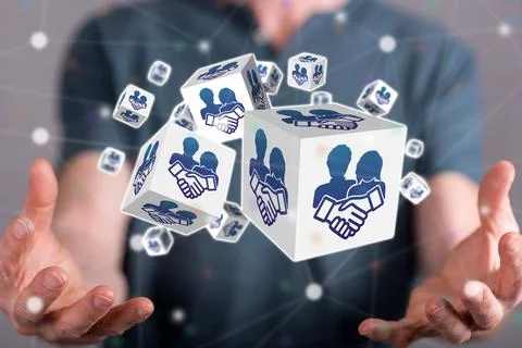 Concept of collaboration Stock-Fotos