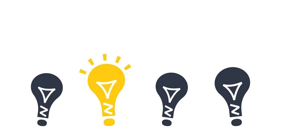 The concept of collective intelligence or ideas Stock Illustration