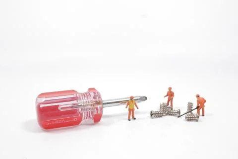 A concept of a collective solution to any problem. Foto stock