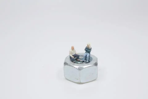 A concept of a collective solution to any problem. Foto stock
