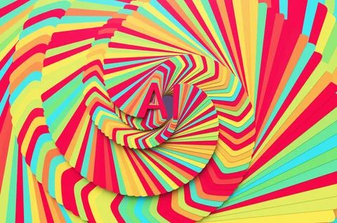 Concept of colored letters AI of artificial intelligence with glitch effect o Stock Illustration