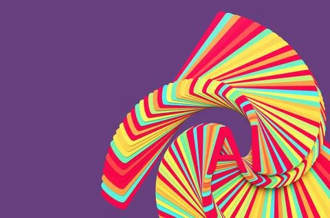 Concept of colored letters AI of artificial intelligence with glitch effect o Stock Illustration